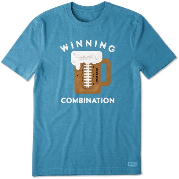 Life is Good Men’s Winning Combination Crusher Tee