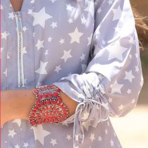 Cruel Star Printed Blouse XS