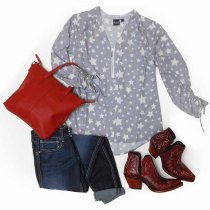 Cruel Star Printed Blouse XS