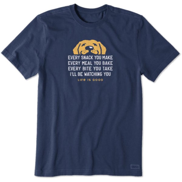 Life is Good Mens Crusher Tee – I’ll Be Watching You XL