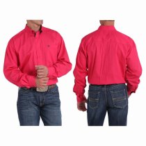 Cinch Solid Pink Button Down XS, M