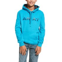Ariat Boys Graphic Hoodie in Caribbean Sea S