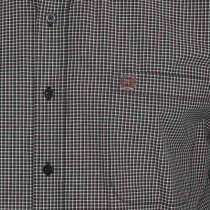 Cinch Black and Khaki Checkered Plaid Button Down XXXL