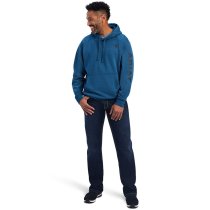 Ariat Men's Blue Logo Hoodie S