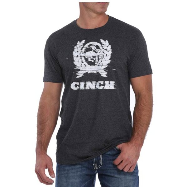 Cinch Men's Blurry Logo Tee