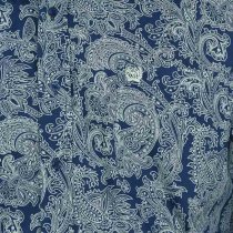 Cinch Navy and Mint Paisley Button Down M