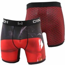 Cinch Men's Boxers Spicy Chili