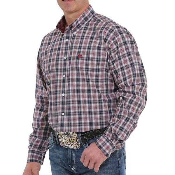 Cinch Plaid Longsleeve Shirt M