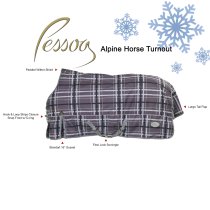 Pessoa 1200D Horse Turnout Waterproof Blanket 78