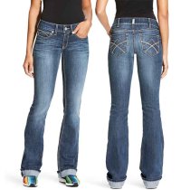 Ariat REAL Mid Rise Stretch Tulip Boot Cut Jeans PLUS SIZE 22R