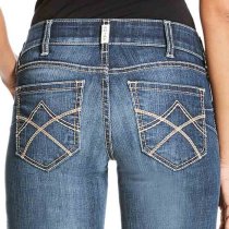 Ariat REAL Mid Rise Stretch Tulip Boot Cut Jeans PLUS SIZE 22R