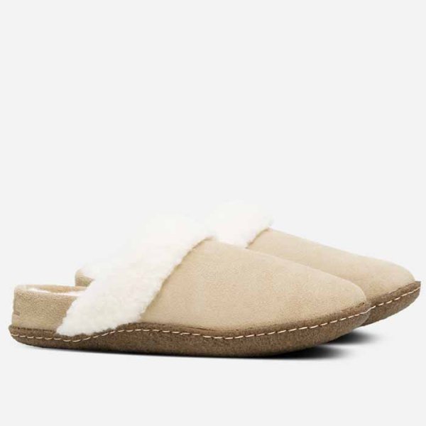 Sorel Nakiska Ladies Slide II Slippers Tan