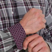 Cinch Gray Plaid Button Down Shirt