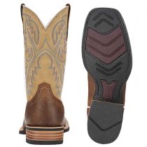 Ariat Men's Quickdraw Western Boot Beige Brown