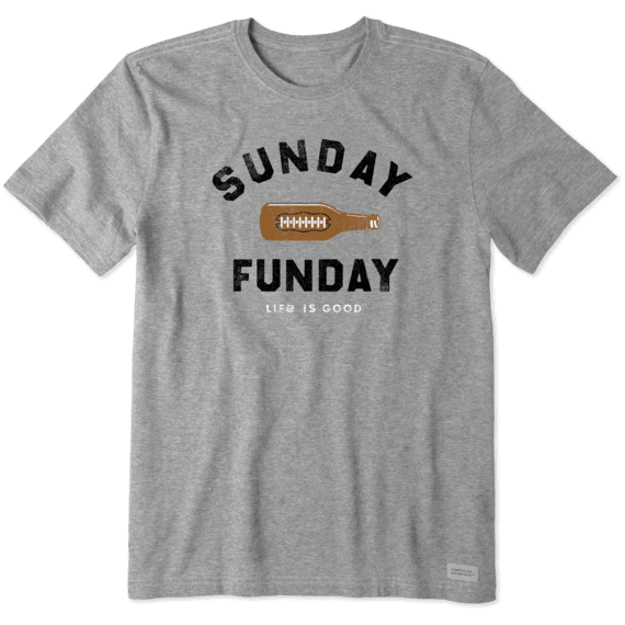 Life is Good Footbeer Crusher Tee M