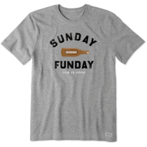 Life is Good Footbeer Crusher Tee M