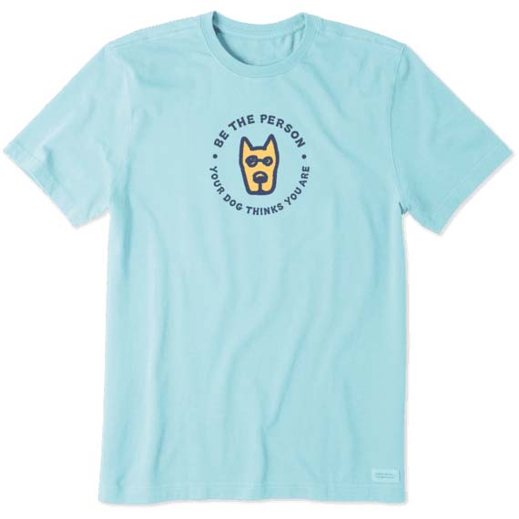 Life is Good Rocket Message Crusher Tee L
