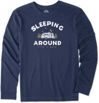 Life is Good Men's Long Sleeve Sleeping Around Tee M