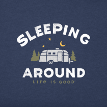 Life is Good Men's Long Sleeve Sleeping Around Tee M