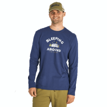 Life is Good Men's Long Sleeve Sleeping Around Tee M