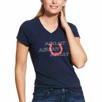 Ariat Sustainable Cotton Puff Print Logo T-Shirt L