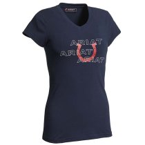 Ariat Sustainable Cotton Puff Print Logo T-Shirt L