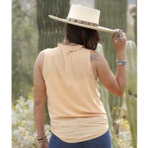 Cruel Women's Peach Sleeveless Blouse M