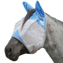 Cashel Crusader Standard Fly Mask with Ears Military