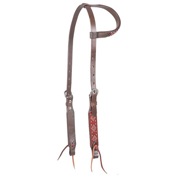 Cashel Slip Ear Beaded Headstall