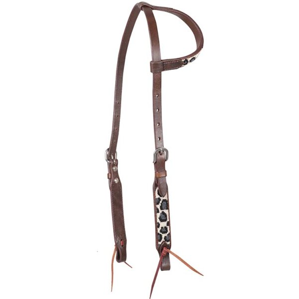 Cashel Beaded Slip Ear Headstall
