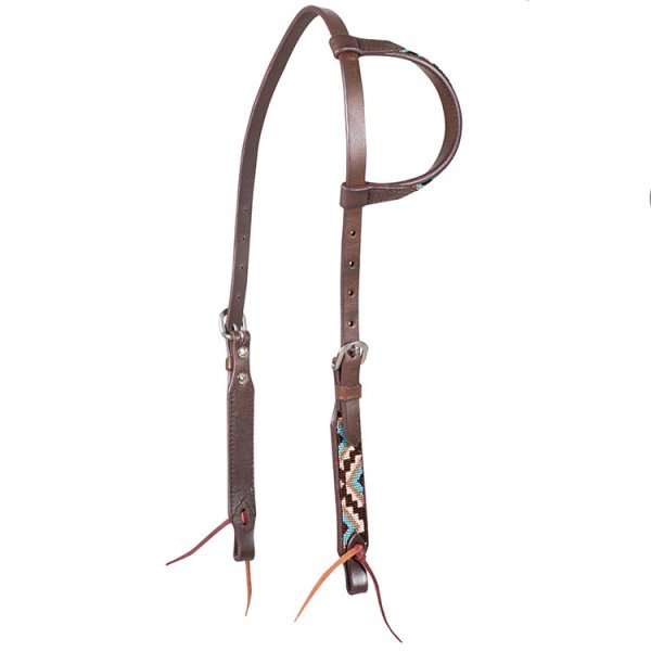 Cashel Beaded Slip Ear Headstall