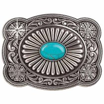 Blazin Roxx Turquoise Stone Fanned Buckle