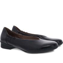 Dansko Kira Black Calf Shoes for Women 37