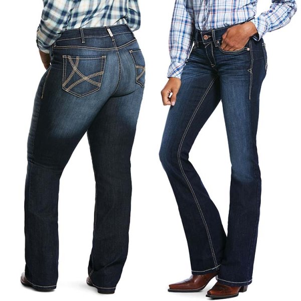Ariat REAL Mid Rise Boot Cut Remi Jeans 20WR