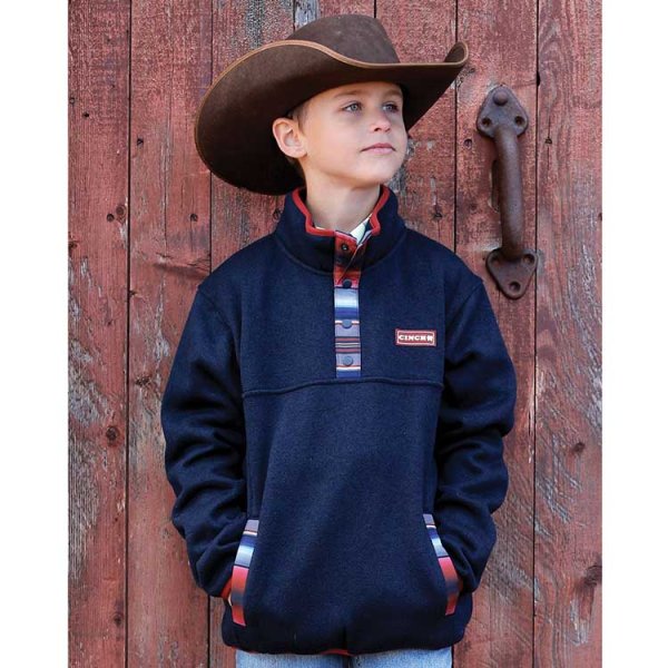 Cinch Boys Heavy Sweater Knit Pullover M