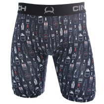 Cinch Liquor Bottles 9 Inch Boxer Briefs