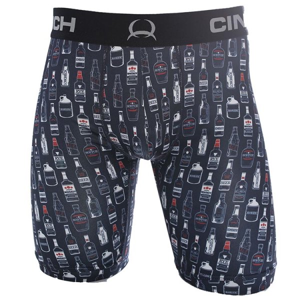 Cinch Liquor Bottles 9 Inch Boxer Briefs