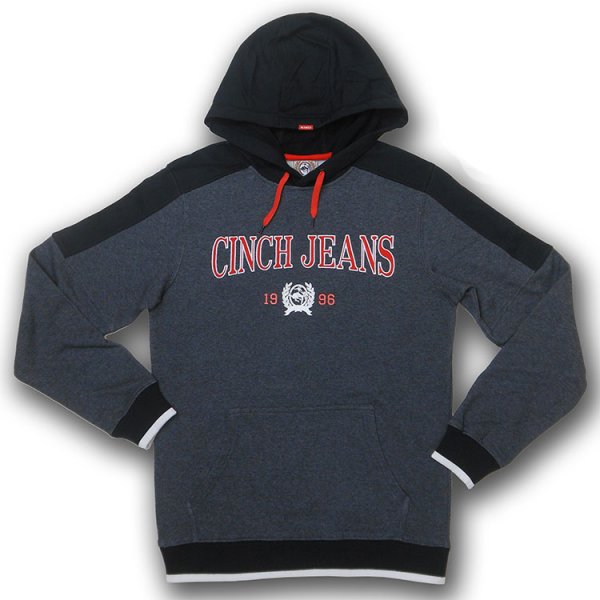 Cinch Men's Charcoal Hooded Sweatshirt
