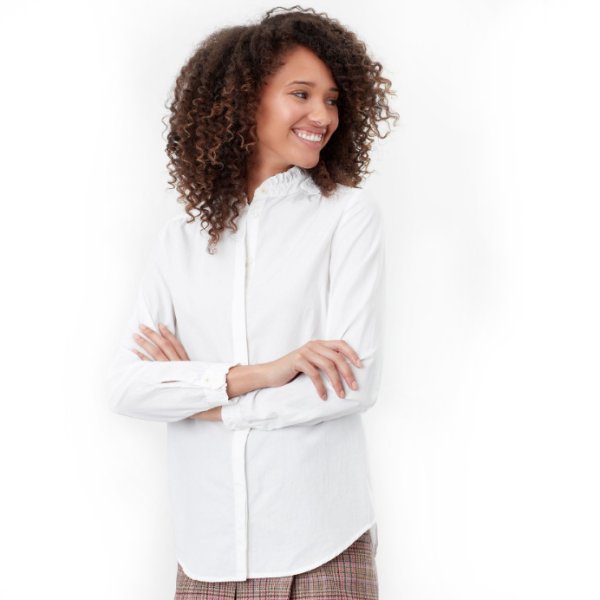 Joules Elma Pie Crust Button Down Shirt