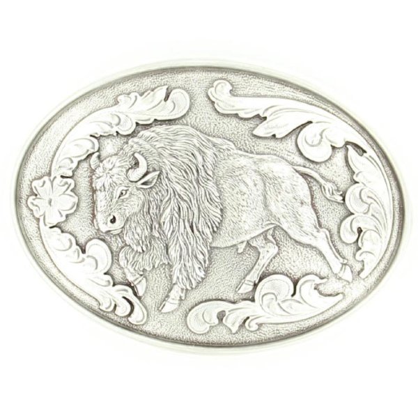 Nocona Mens Oval Buffalo Buckle