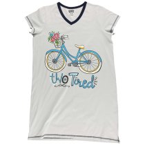 Lazy One Two Tired Women's Bicycle Nightshirt