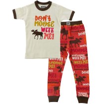 Don't Moose With Me Kid's Pajama Set