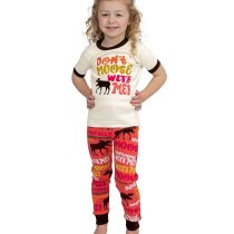 Don't Moose With Me Kid's Pajama Set