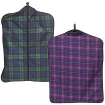 Centaur Classic Plaid Garment Bag - Orchid