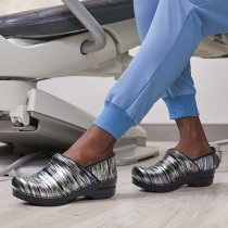 Dansko Professional Clog - Striped Patent 37