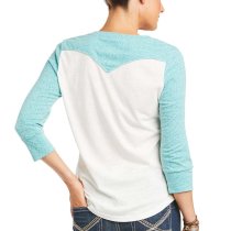 Ariat Wild Horse Saloon Womens 3/4 Lenght Sleeve Shirt