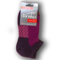 Dansko Two Tone Low Cut Merino Wool Socks S