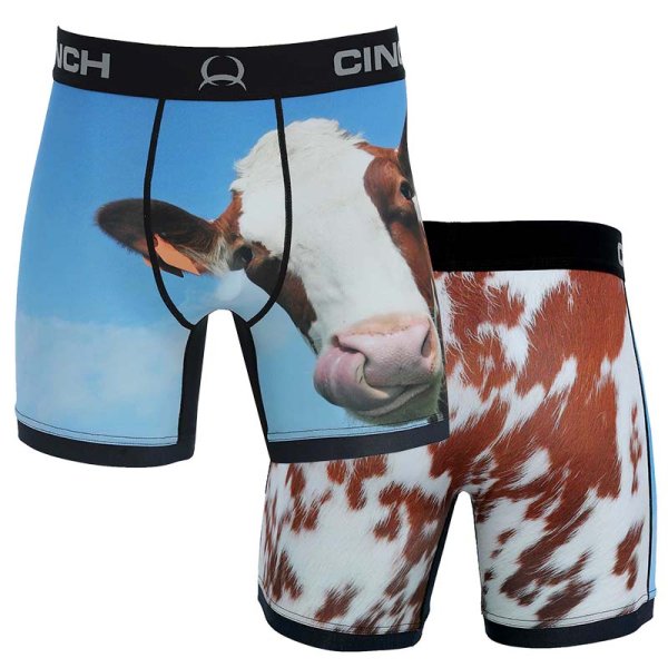 Cinch 6 Inch Cow Boxer Briefs