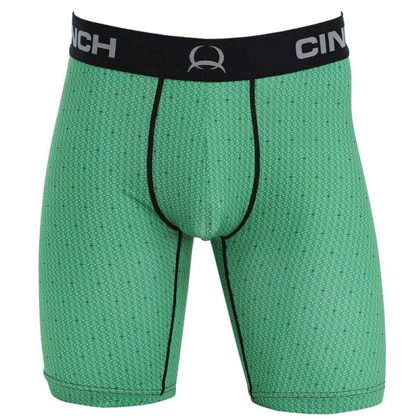 Cinch Men's Dollar Sign Print 9" Boxer Brief