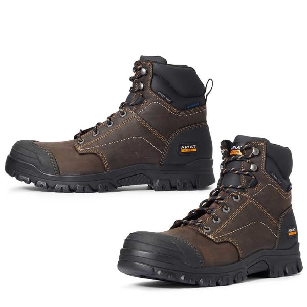 Ariat Treadfast 6" Waterproof Steel Toe Work Boots